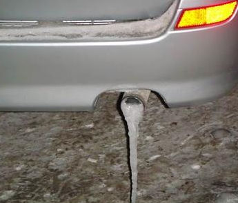 Módszerek, hogy meleg a fagyasztott autó kipufogócső, kipufogódob és jégképződés megakadályozása