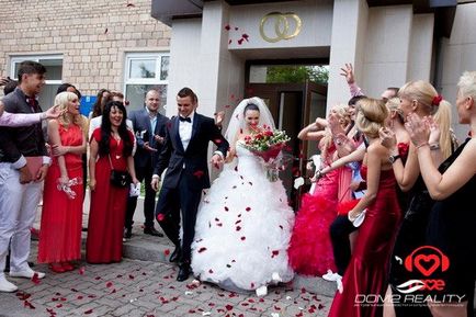 Esküvői Anton Gusev és Eugenia Feofilaktova