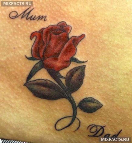 Rose tetoválás jelentését és fotók