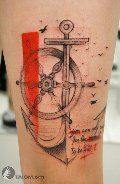 Tattoo Anchor - érték tetoválás minták és képek
