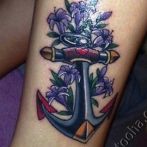 Tetoválás horgony érték