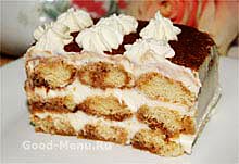 Tiramisu torta home - recept lépésről lépésre fotók