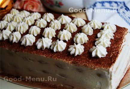 Tiramisu torta home - recept lépésről lépésre fotók