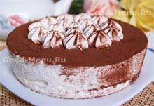 Tiramisu torta home - recept lépésről lépésre fotók