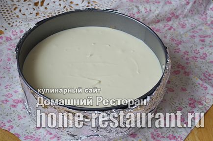 Túró sajttorta recept otthon fényképpel (otthon) Túró sajttorta recept otthon fotó