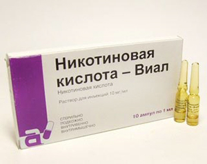 Az injekciók nikotinsav osteochondrosis használati utasítást, jelzések, az ár és vélemények