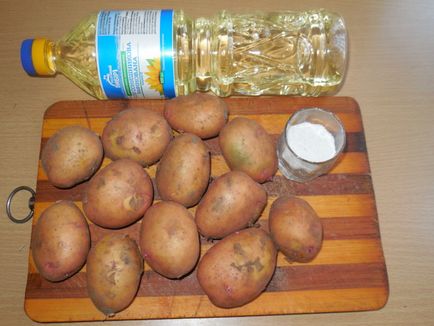 Sült krumpli héjában a sütőben - a finom sült krumpli héjában a sütőben, lépésről lépésre