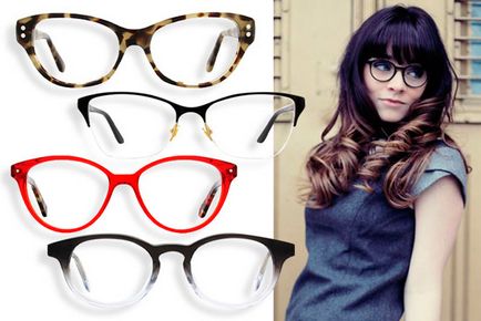 Női szemüvegkeret megtanulják, hogyan kell választani