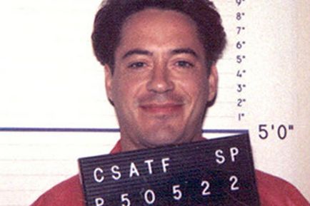 A bűnözők sztárja Robert Downey Jr és más csillagok, börtönben ül, kozmopolita magazin