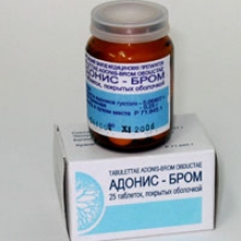 Adonis bróm - használati utasítást, jelzések és ellenjavallatok, mellékhatások a készítmény és a