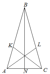 Felezővonal egy egyenlő oldalú háromszög, az összes képlet