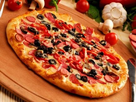 Gyors és egyszerű pizza - lehetetlen, hogy ne a kísértés