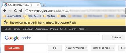 Mi a teendő, ha plug-Shockwave Flash nem reagál a Google Chrome