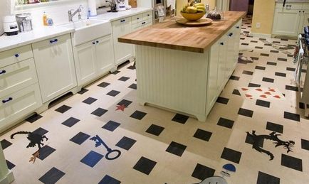 Melyik a jobb a konyhában csempe, laminált padló vagy linóleum