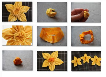 Virág készült ruhát a kezüket, 10 egyszerű módszer