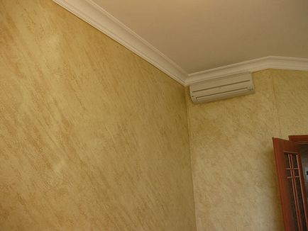 Dekoratív vakolat a falak saját kezűleg a szokásos töltőanyagok