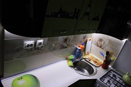 Tervezz egy kis konyha - 40 kép valódi belső
