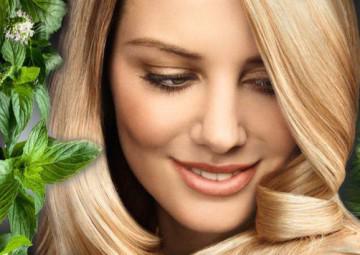 Borsmenta illóolaj a haj- tesztelt eszköz a női szépség