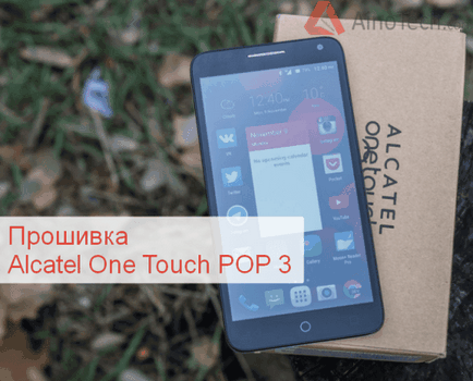 Útmutató firmware okostelefon ALCATEL ONE TOUCH pop 3