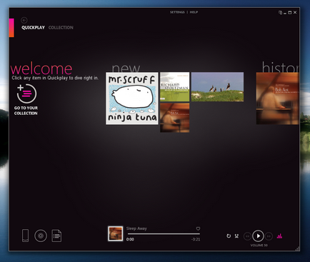 Az általunk használt Zune szoftver, mint egy programot hallgat podcastok és zenei gyűjtemények