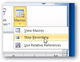 Hogyan automatizálására rutin feladatok excel makrók segítségével (makrók menü) Hogyan automatizálására rutin feladatok excel makrók segítségével