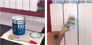 Hogyan kell helyesen és gyorsan festeni az akkumulátor fűtés saját kezűleg