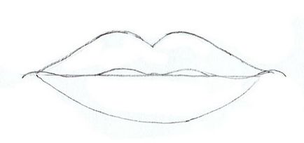 Hogyan lehet megtanulni festeni az ajkak, a száj ceruzarajz szakaszaiban