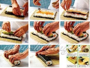 Hogyan csomagolja sushi tekercsek és otthon