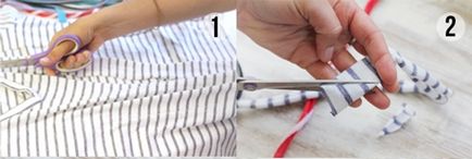 Hogyan készítsünk egy karkötőt készült ruhát kezével fotó műhely