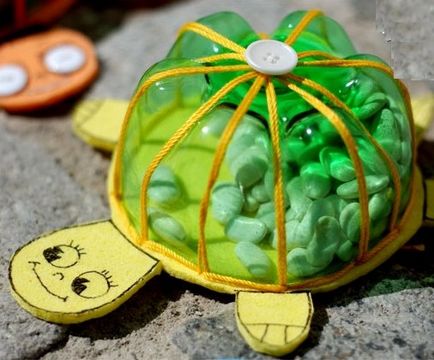 Hogyan készítsünk egy teknős ki a műanyag palackok saját kezűleg