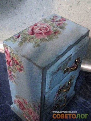 Hogyan készítsünk decoupage bútorok (do) Hogyan készítsünk decoupage bútorok