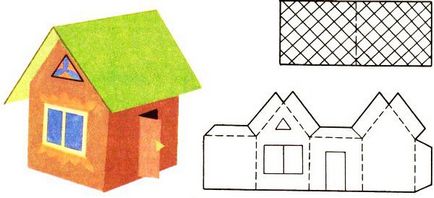 Hogyan készítsünk egy házat papírból saját kezűleg, ötletek, elrendezések
