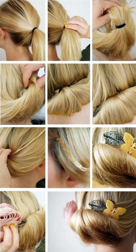 Hogyan készítsünk egy szép frizurát is (15 fotó) - nő xo