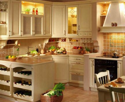 Hogyan készítsünk egy hangulatos konyha kezével fotót egy kis konyha, belsőépítészet, hogyan kell rendezni,