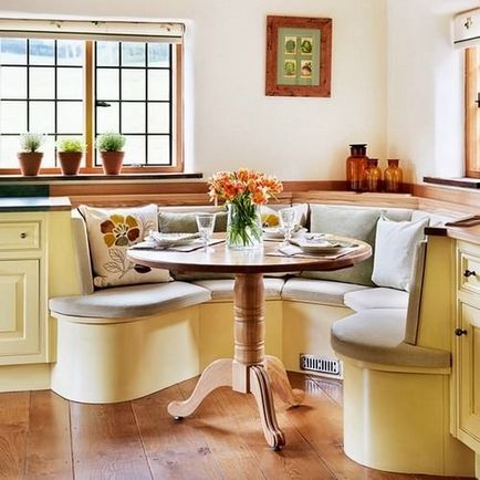 Hogyan készítsünk egy hangulatos konyha kezével fotót egy kis konyha, belsőépítészet, hogyan kell rendezni,