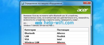 Hogyan kell telepíteni az illesztőprogramot wi-fi adapter a laptop asus