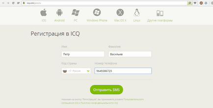 Hogyan lehet regisztrálni ICQ 1