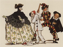 Commedia dell'arte - olasz művészet (Del) Commedia dell'arte - olasz művészet