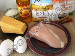 Csirke tekercs sajttal - ízletes házi lépésre recept fotók
