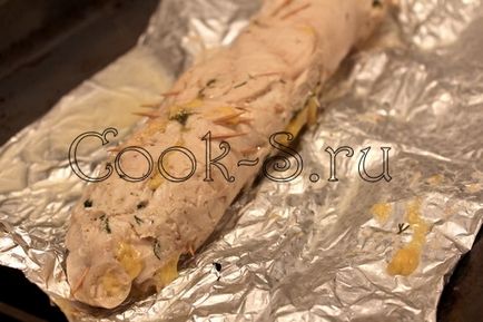 Csirke roll sajttal - lépésről lépésre recept fotókkal snack