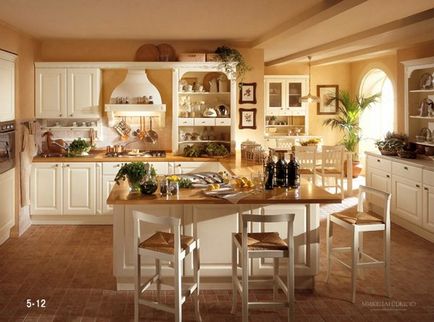 A konyha az olasz stílusban, 50 fényképek, videók, utasítások díszítésére a saját kezét