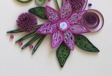 Quilling virágok, hogyan lehet a technika workshop mimóza, margaréták csokor lépésről lépésre, levél kötet