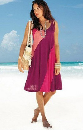 Nyári ruha minta nélküli (sundress) Nyári ruha nélkül a minta