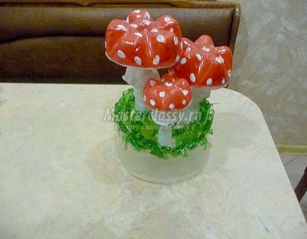 Amanita palackok (hogyan lehet egy gomba egy műanyag palack) Amanita a palackok