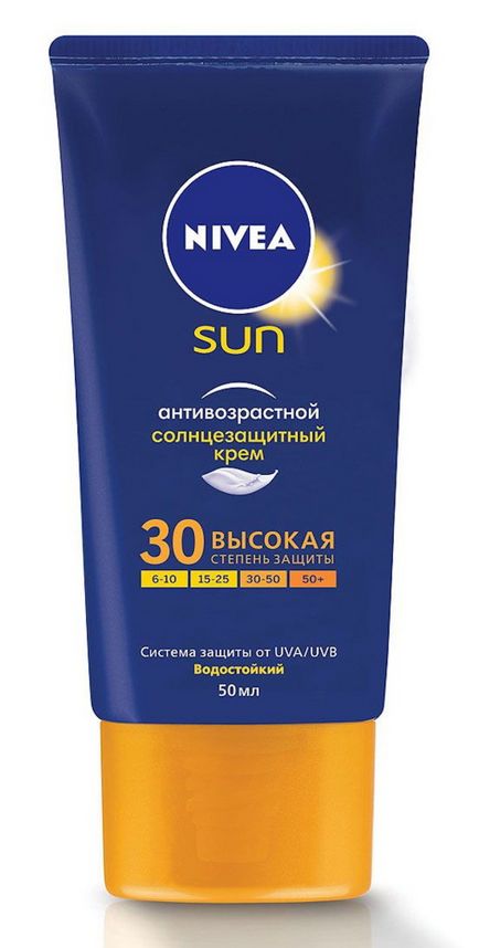 Nivea anti-aging fényvédő használati utasítást, ár, vélemények, leírások