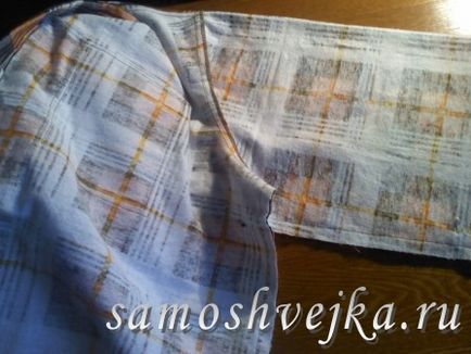 ujjak és mandzsetta feldolgozás egy férfi póló - samoshveyka - site rajongóinak varró- és kézműves