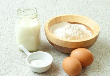 Palacsinta tejzsír, lépésről lépésre receptek és fotók