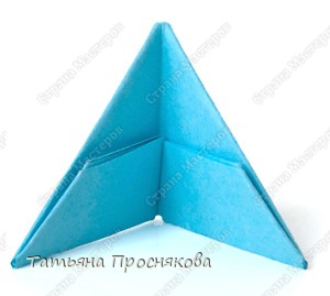 Origami háromszög modulok rendszerek kezdőknek fotók és videó
