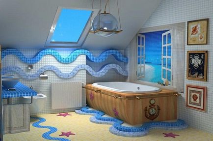 A falakat díszítő a fürdőszobában anyagokat, azok előnyeit