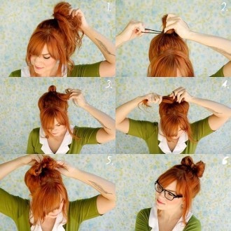 Bow frizura haj - egy lépésről lépésre, fotók